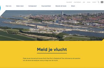 Dronevluchten boven havens van Gent, Terneuzen en Vlissingen moeten nu online aangemeld worden