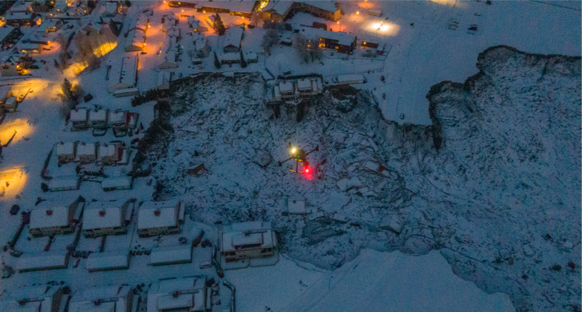 Noorwegen Aardverschuiving Laat Drones Zoeken Zodat Je Kunt Redden Foto 4