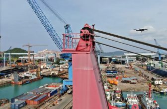 Offshore constructiebedrijf Huisman start met drone-inspectiedienst