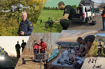 Topprogramma's voor openbare veiligheid drones in Europa