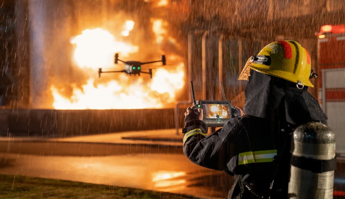 Hoe drones de rechtshandhaving helpen 3 DJI M30 T-afstandsbediening
