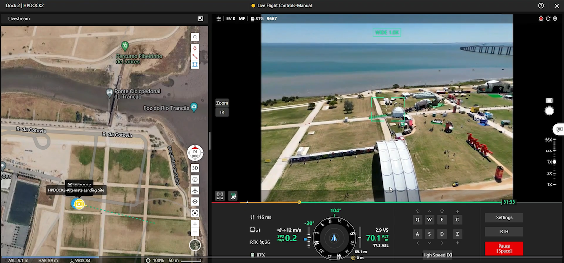 Livestream-venster