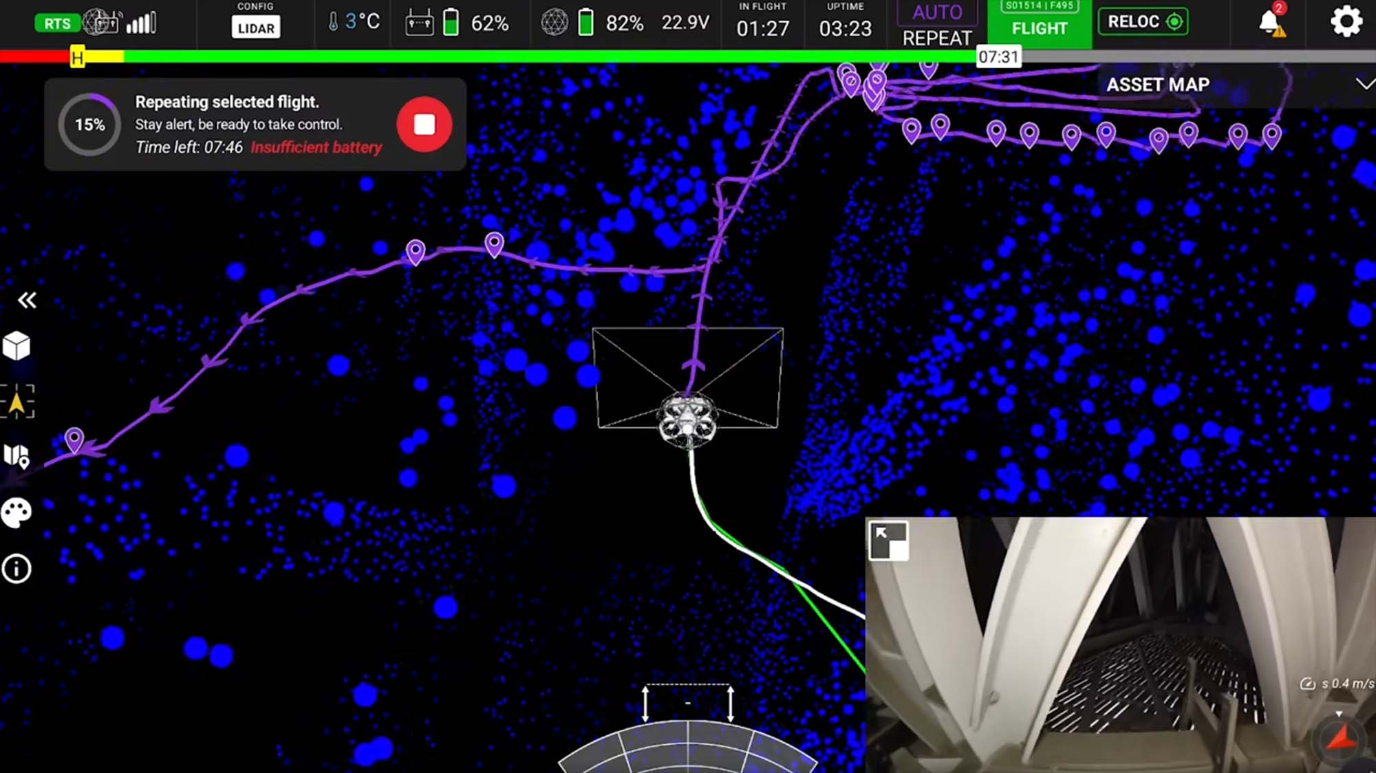 Elios 3 Kan Inspectievluchten Nu Exact Reproduceren | 1 De Elios 3 Inspectiedrone Van Flyability Heeft Er Twee Nieuwe Functionaliteiten Bij Gekregen Binnen De Autonomy Engine. Met Autonomous Repeat Flight En Comparison Over Time Richt De Fabrikant Zich Nadrukkelijk Op Het Automatiseren Van Terugkerende Inspecties En Het Inzichtelijk Maken Van Veranderingen Door De Tijd Heen. Daarmee Verschuift De Inzet Van De Drone Verder Van Incidentele Inspectievluchten Naar Structurele Asset Monitoring.