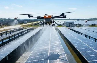 Glazenwasser ruilt emmer en zeem in voor Drone